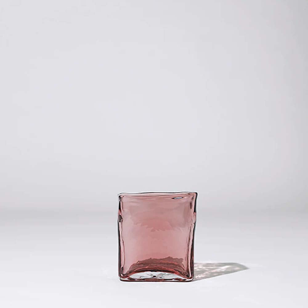 MARMOSET FOUND: Block Vase Rose (S)