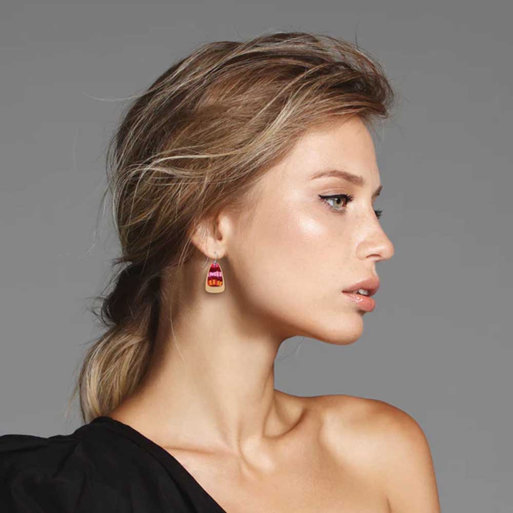 MOE MOE DESIGN: Kirsten Katz Blossom | Layered Summit Drop Earrings