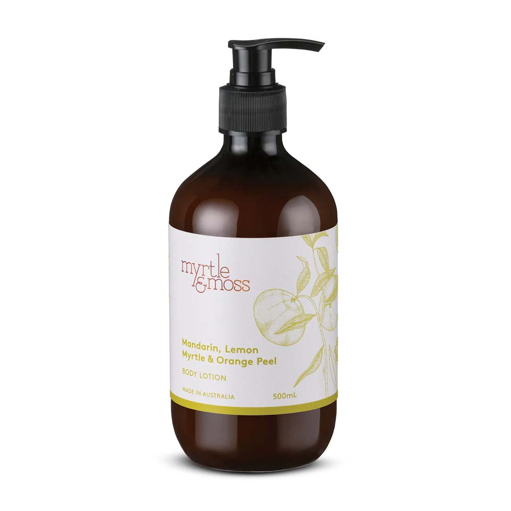 MYRTLE & MOSS: Body Lotion | Mandarin, Lemon Myrtle & Orange Peel