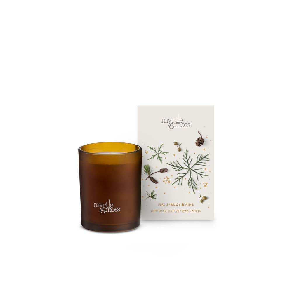 MYRTLE & MOSS: Christmas Candle | Fir, Spruce & Pine