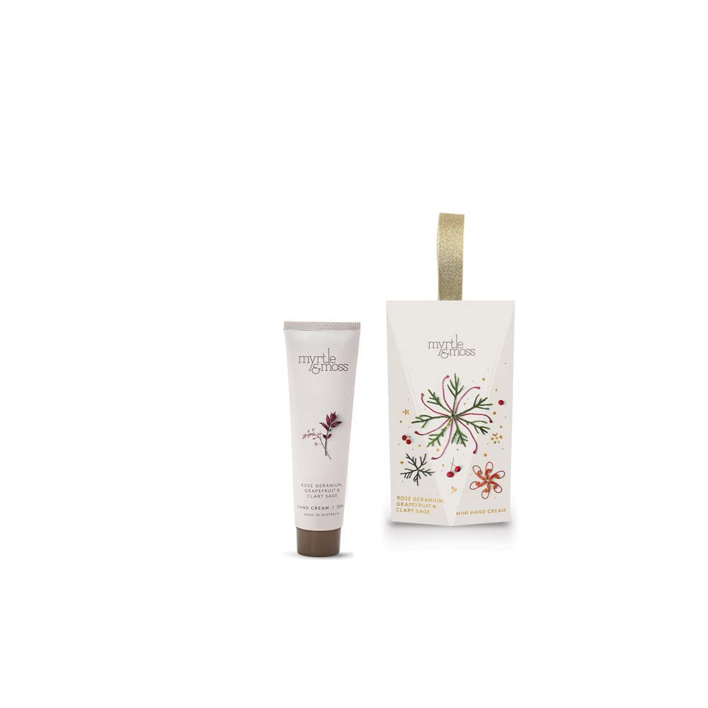 MYRTLE & MOSS: Christmas Ornament | Rose Geranium