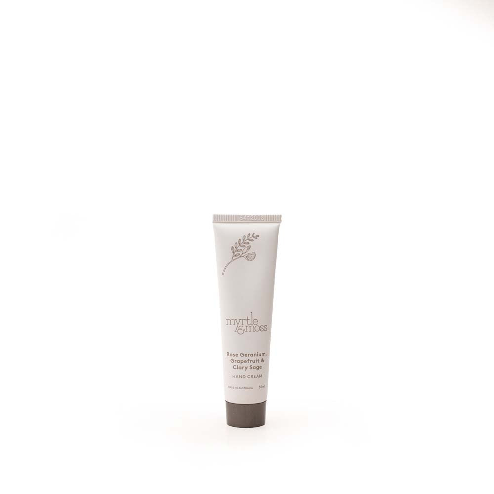 MYRTLE & MOSS: Hand Cream | Rose Geranium 30ml