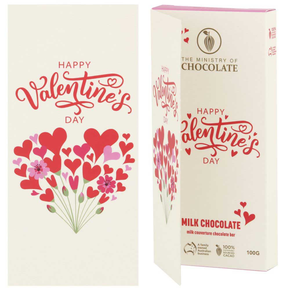 MINISTRY OF CHOCOLATE: Greeting Bar | Happy Valentine's Day