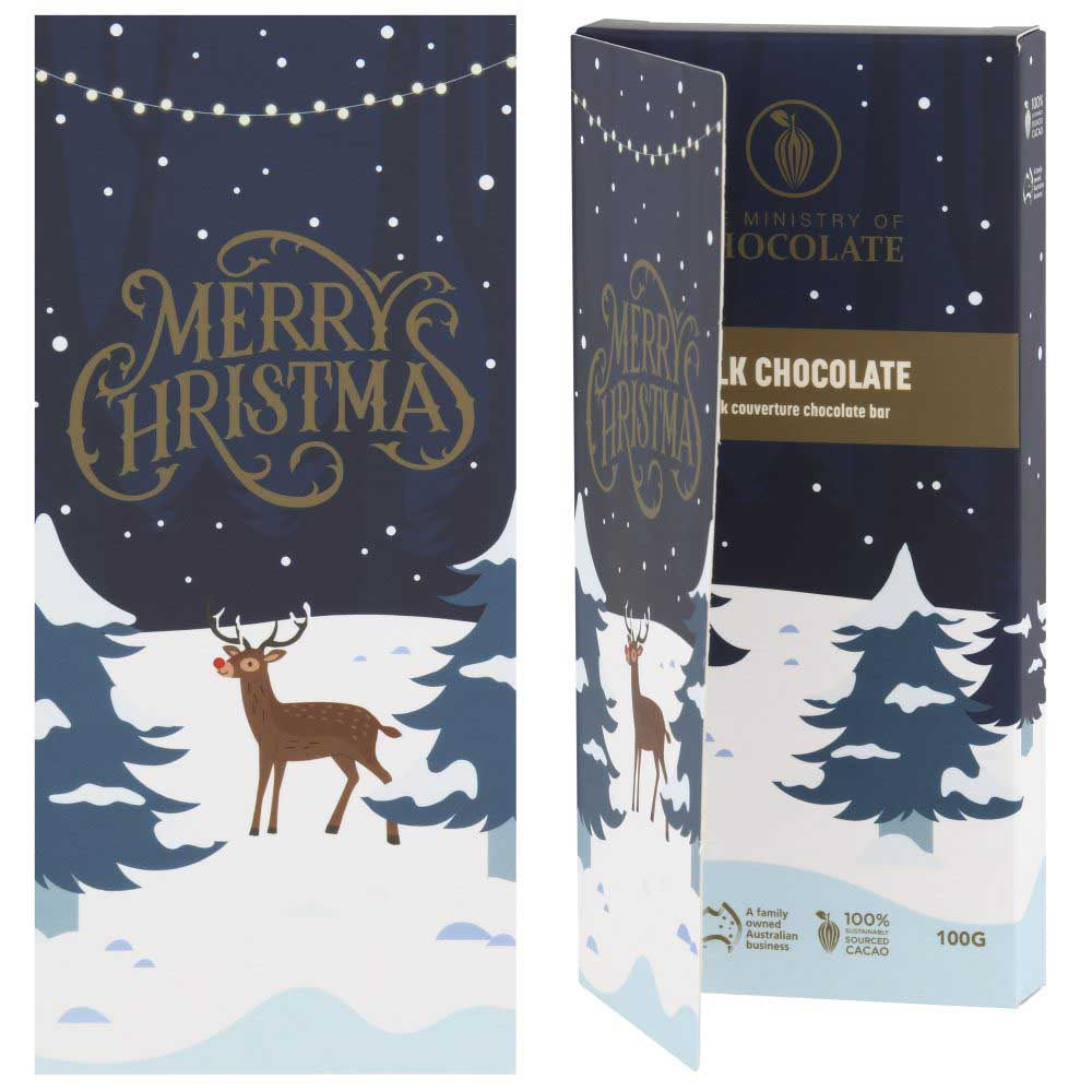 MINISTRY OF CHOCOLATE: Greeting Bar | Merry Christmas