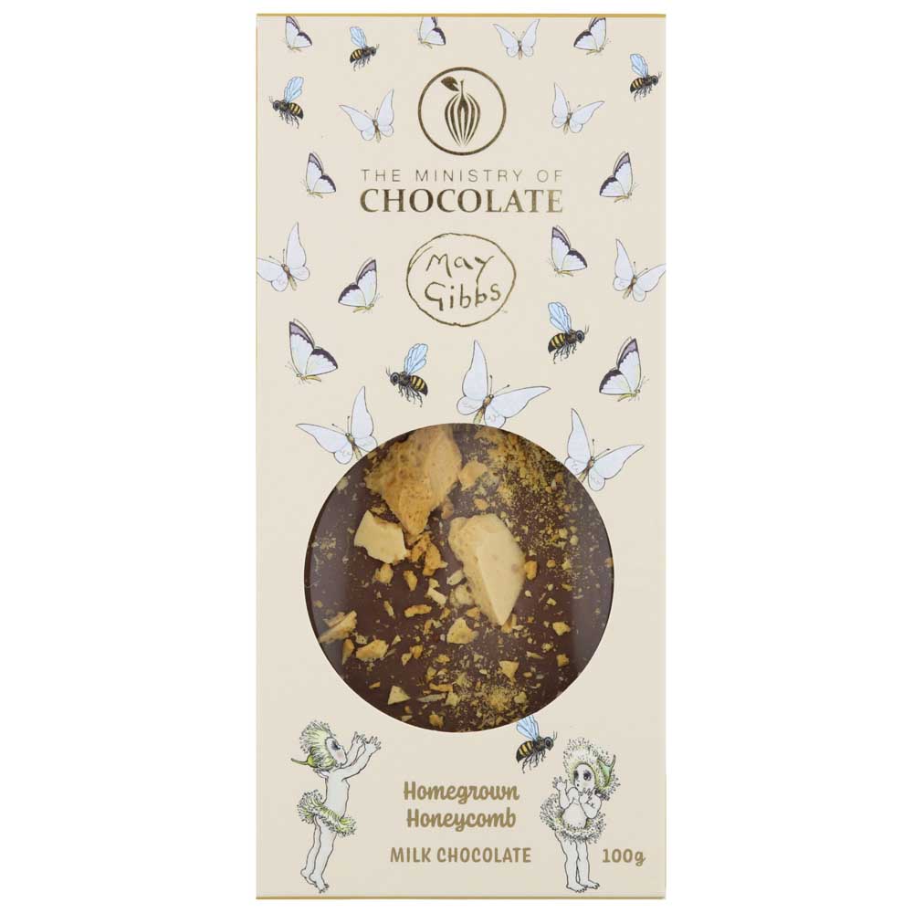 MINISTRY OF CHOCOLATE: May Gibbs Bar | Homegrown Honeycomb