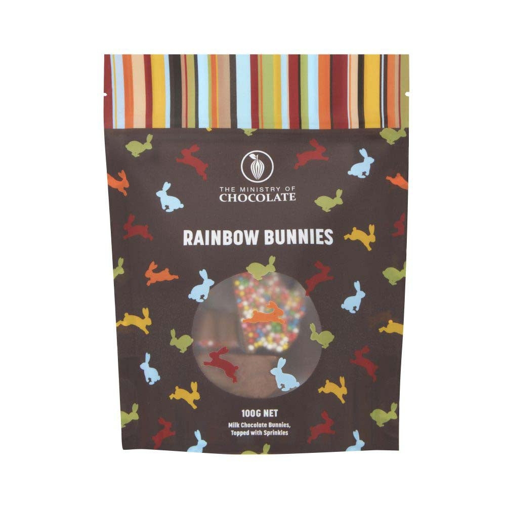 MINISTRY OF CHOCOLATE: Pouch | Rainbow Bunnies