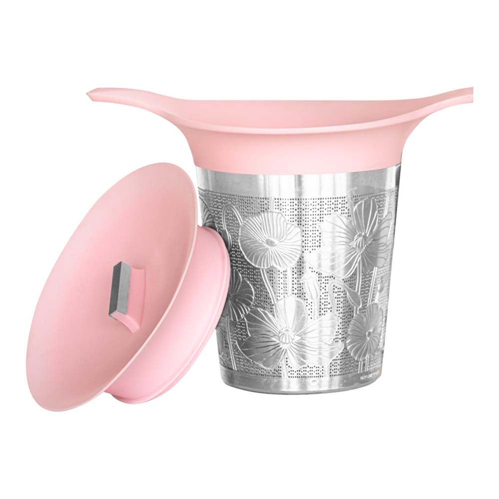 MONISTA TEA CO: Tea Basket Infuser | Pink