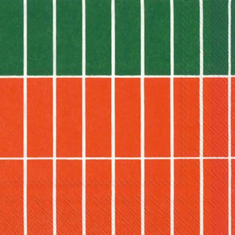 MARIMEKKO: Napkins | Tiiliskivi Raita Orange