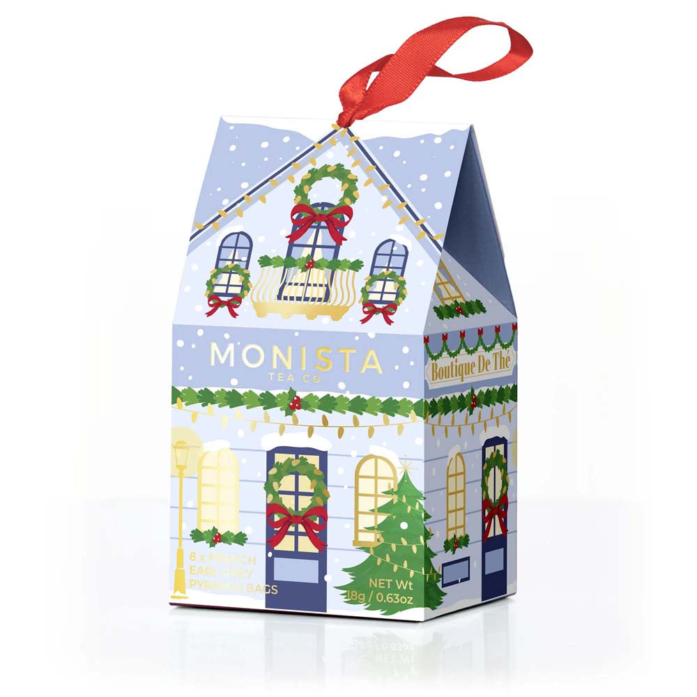MONISTA TEA CO: Xmas Tea House | Blue
