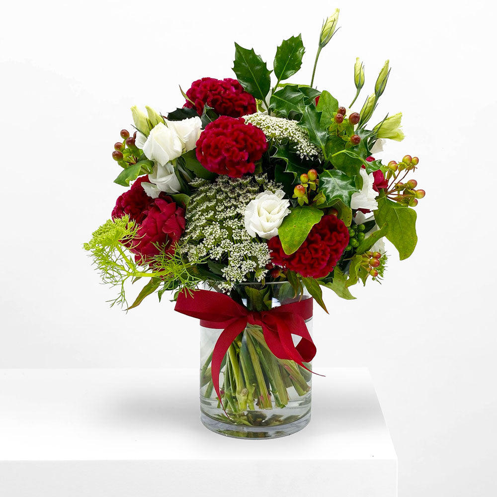 FESTIVE POSY VASE