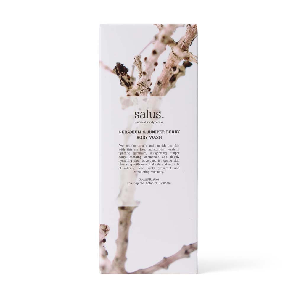 SALUS: Body Wash | Geranium & Juniper Berry