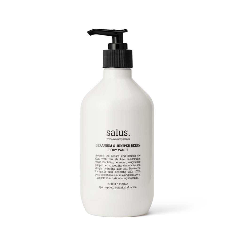 SALUS: Body Wash | Geranium & Juniper Berry