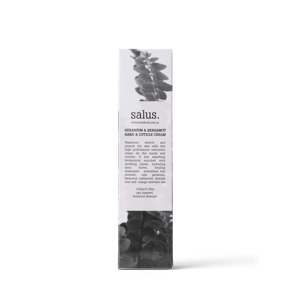 SALUS: Hand & Cuticle Cream | Geranium & Bergamot