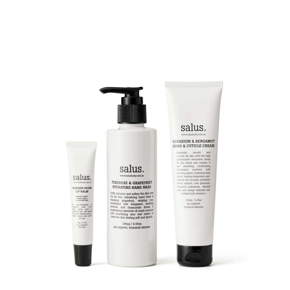 SALUS: Set | Hand & Lip Replenishing Trio