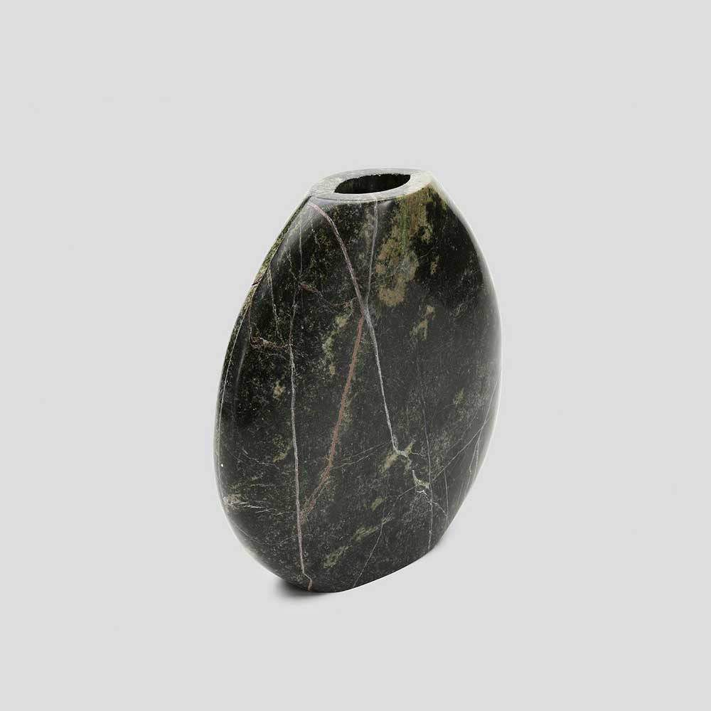 THE FOUNDRY: Celeste Vase Forest Green | Teardrop