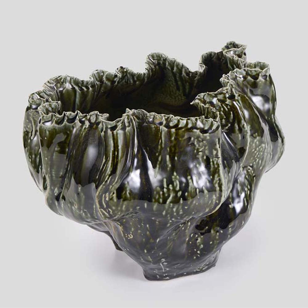 THE FOUNDRY: Luxorion Vase Viridi