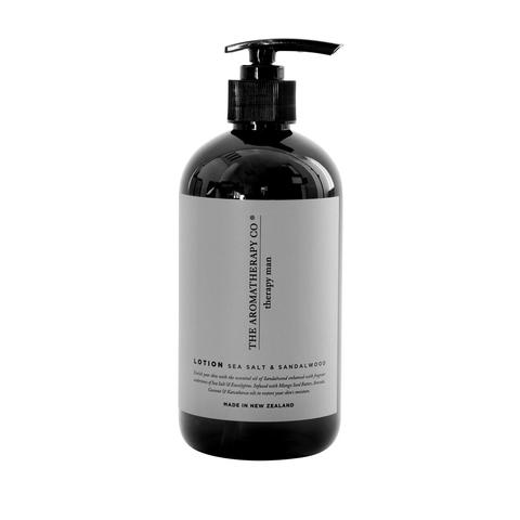THE AROMATHERAPY CO: Therapy Man | Hand & Body Lotion - Sandalwood & Sea Salt