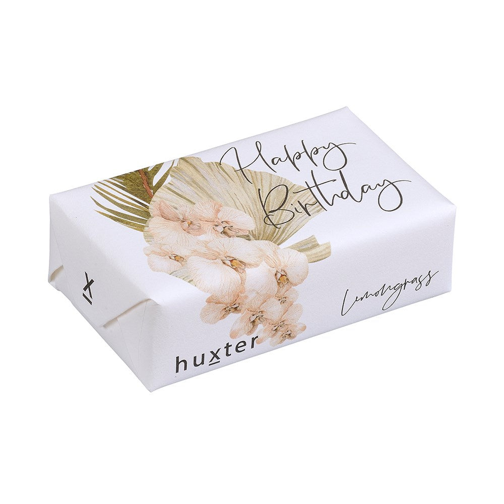 HUXTER: Soap | Happy Birthday - Orchids & Leaves