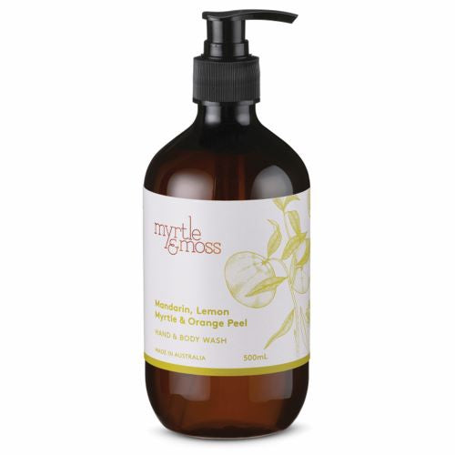MYRTLE & MOSS: Hand & Body Wash | Mandarin, Lemon Myrtle & Orange Peel