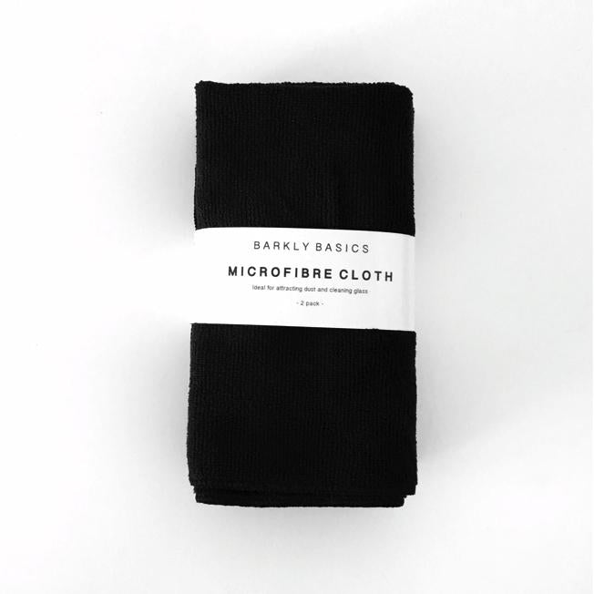 BARKLY BASICS: Black Microfibre Cloth