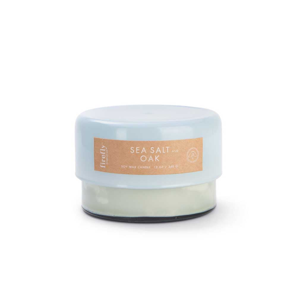 FIREFLY CANDLE CO: Botany | Sea Salt and Oak 368g