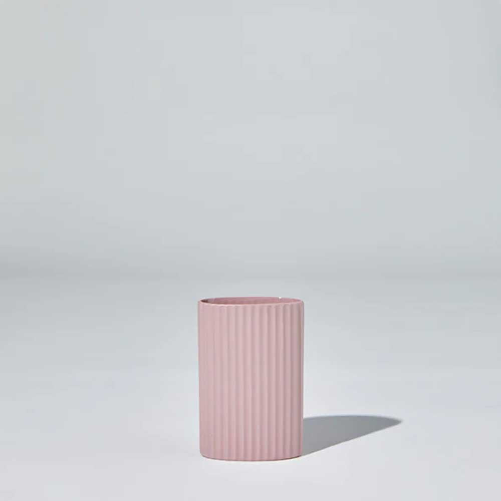 MARMOSET FOUND: Ripple Oval Vase Lilac (S)