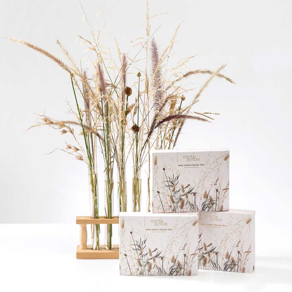 MYRTLE & MOSS: Wild Grass | Hand Cream Trio