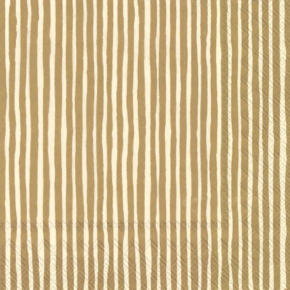MARIMEKKO: Napkins | Varvunraita Gold