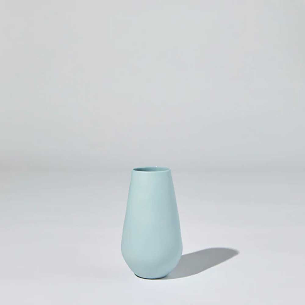 MARMOSET FOUND: Teardrop Vase Light Blue (M)