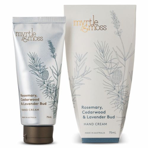 MYRTLE & MOSS: Hand Cream | Rosemary, Cedarwood & Lavender Bud