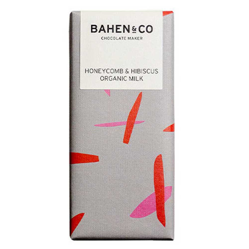 BAHEN & CO CHOCOLATE: Honeycomb & Hibiscus Organic Milk