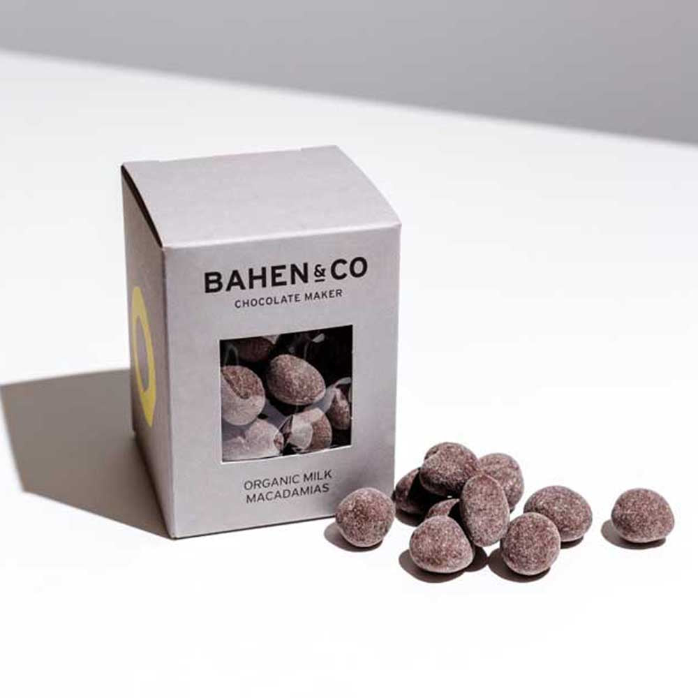 BAHEN & CO CHOCOLATE: Coated | Organic Milk Macadamias
