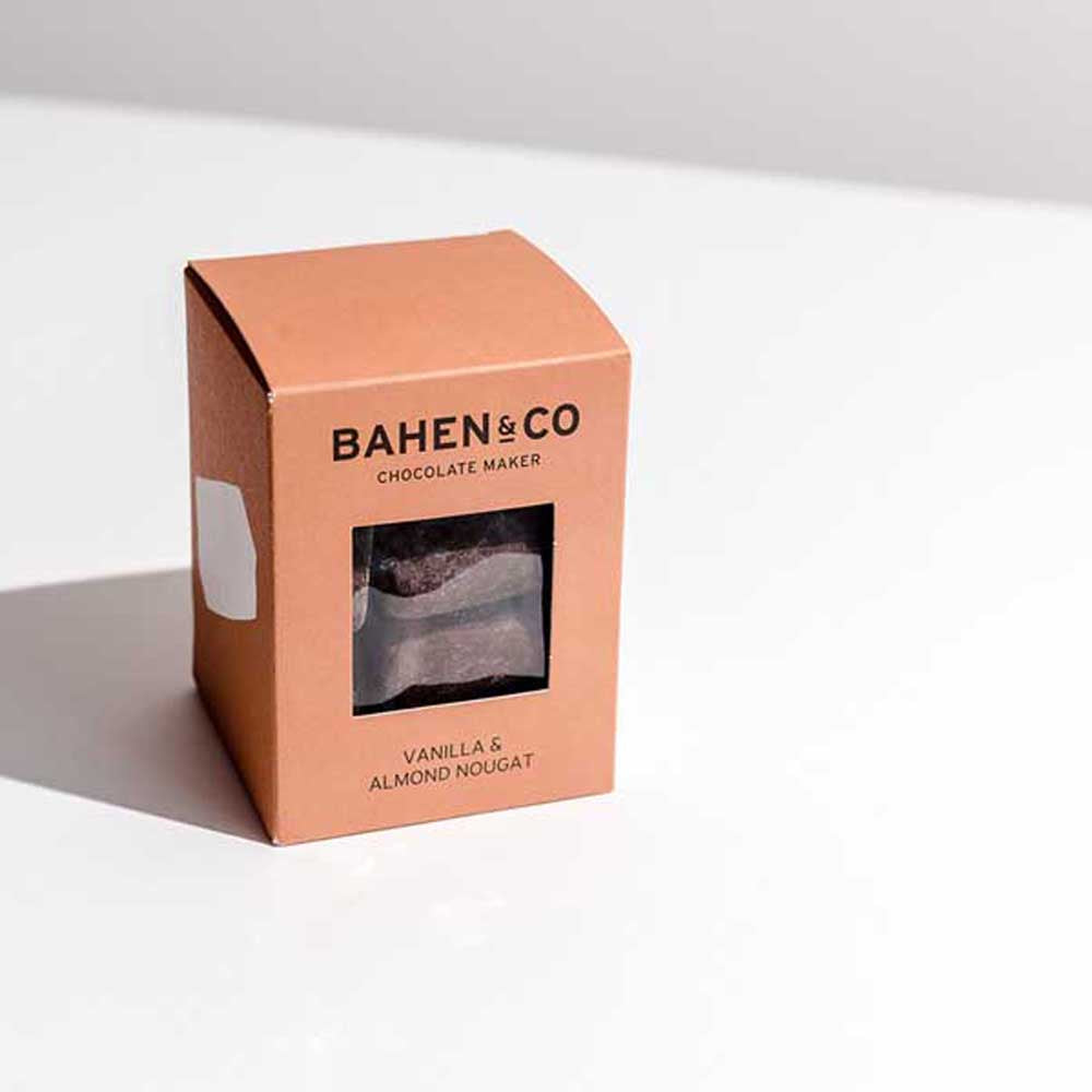 BAHEN & CO CHOCOLATE: Coated | Vanilla & Almond Nougat