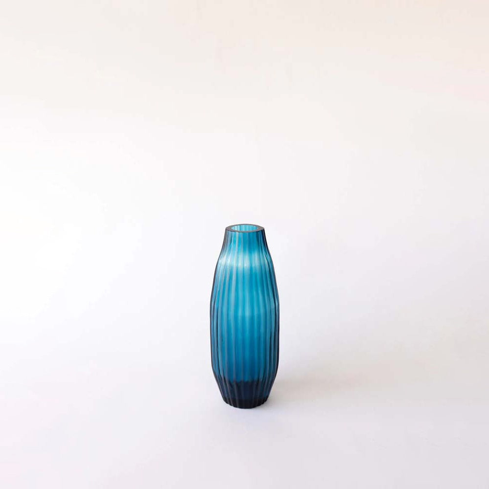 BRIAN TUNKS: Cut Glass Vase Bud | Aegean