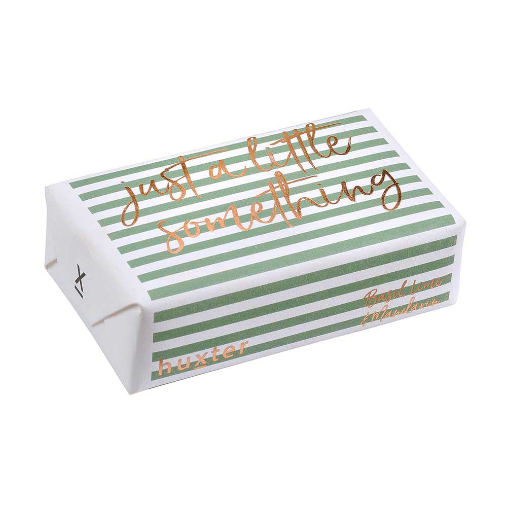 HUXTER: Soap | Just A Little Something - Green Stripes