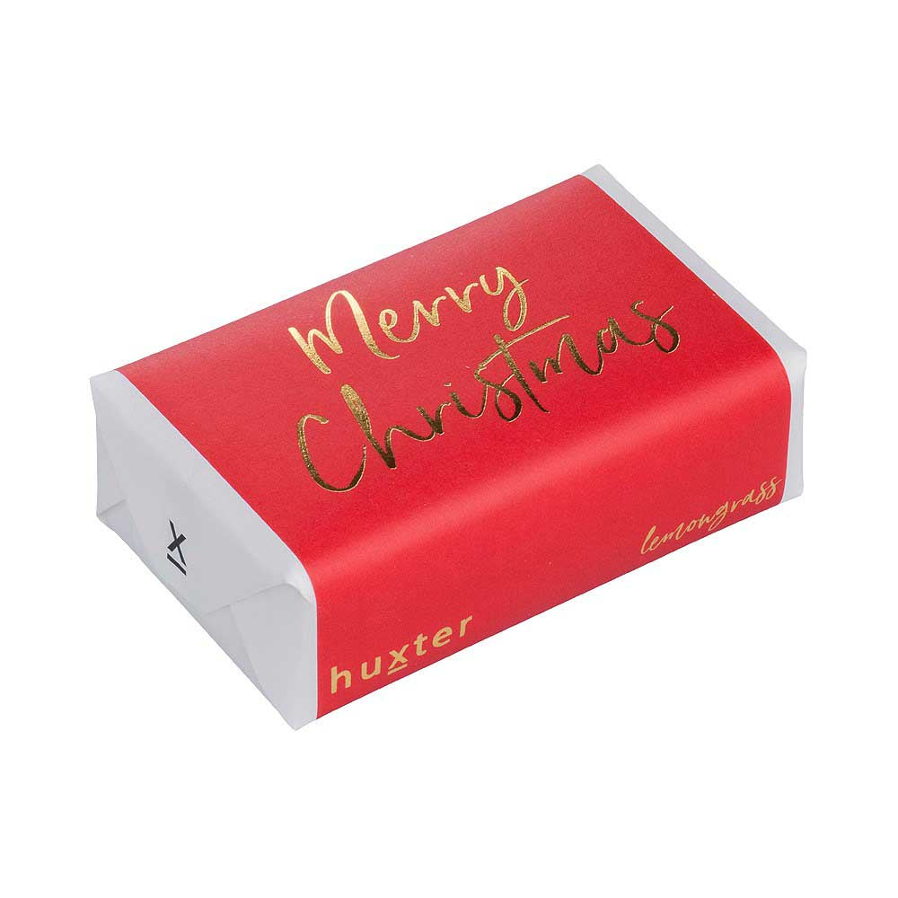 HUXTER: Soap | Merry Christmas - Red