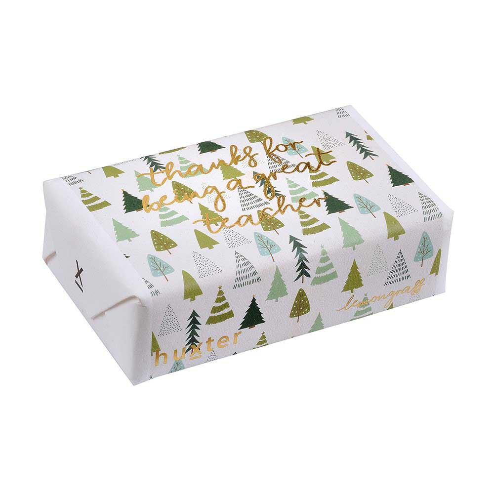 HUXTER: Soap | Thank You For Being A Great Teacher - Green Xmas Trees