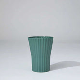 MARMOSET FOUND: Anthea Ripple Vase Moss (L)