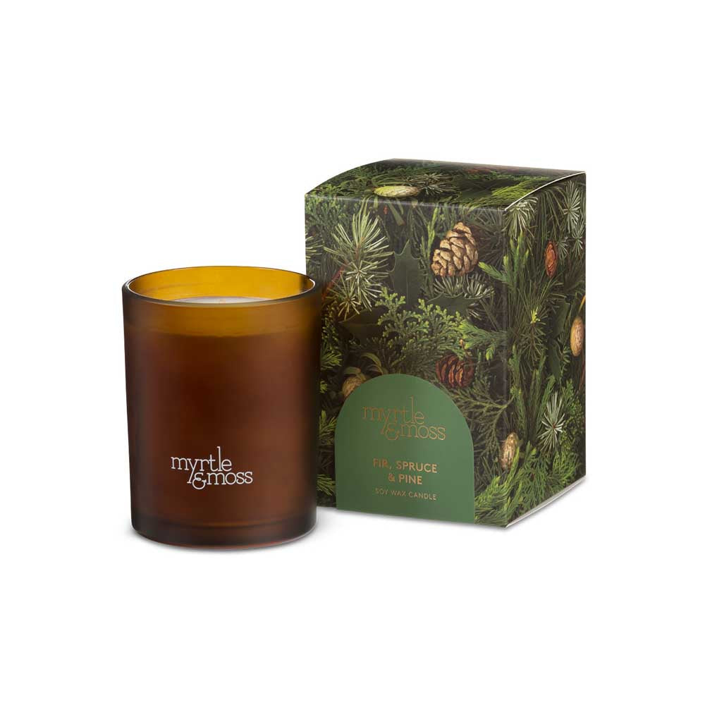 MYRTLE & MOSS: Christmas Candle | Fir, Pine & Spruce