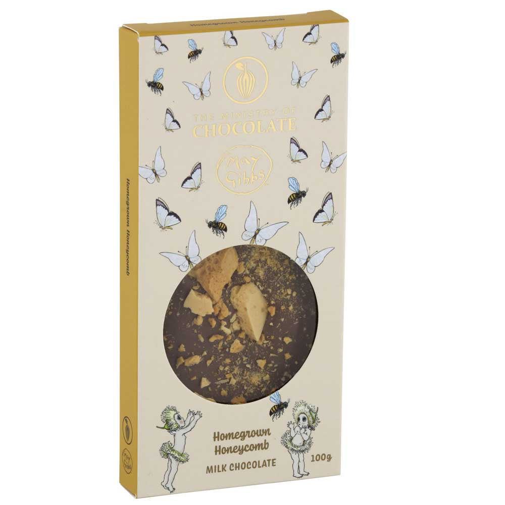 MINISTRY OF CHOCOLATE: May Gibbs Bar | Homegrown Honeycomb