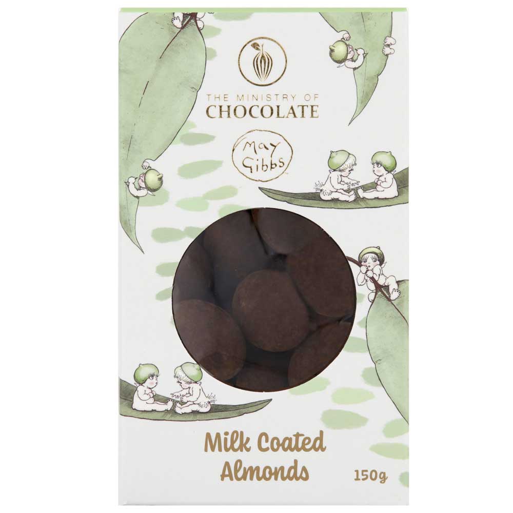 MINISTRY OF CHOCOLATE: May Gibbs Bites | Milk Coated Almonds