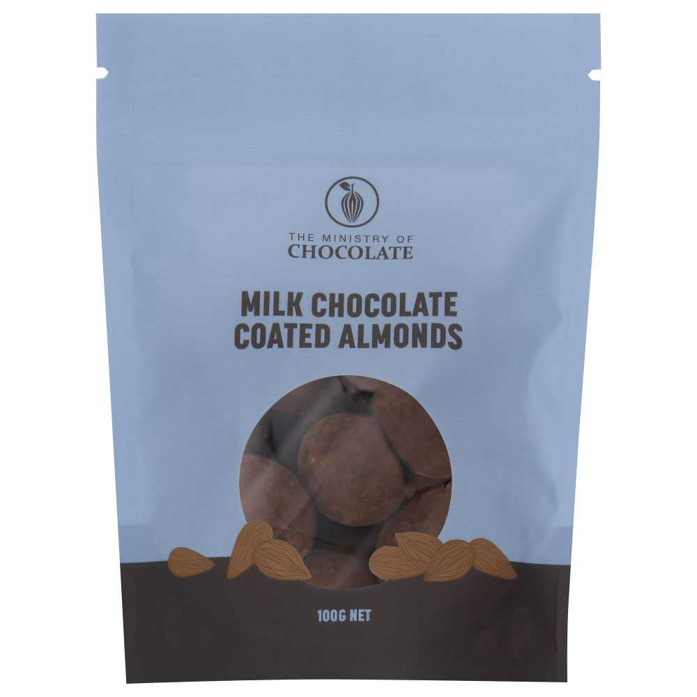 MINISTRY OF CHOCOLATE: Pouch | Milk Coated Almonds