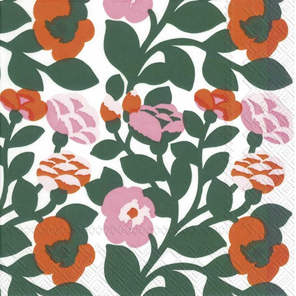 MARIMEKKO: Napkins | Green Green Orange