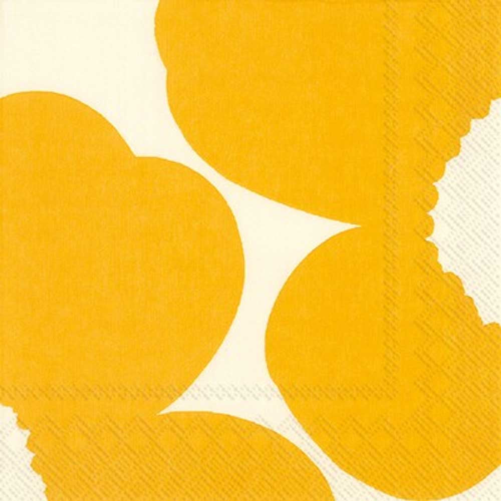 MARIMEKKO: Napkins | Isot Unikot Cream Yellow