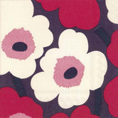 MARIMEKKO: Napkins | Unikko Red Cream