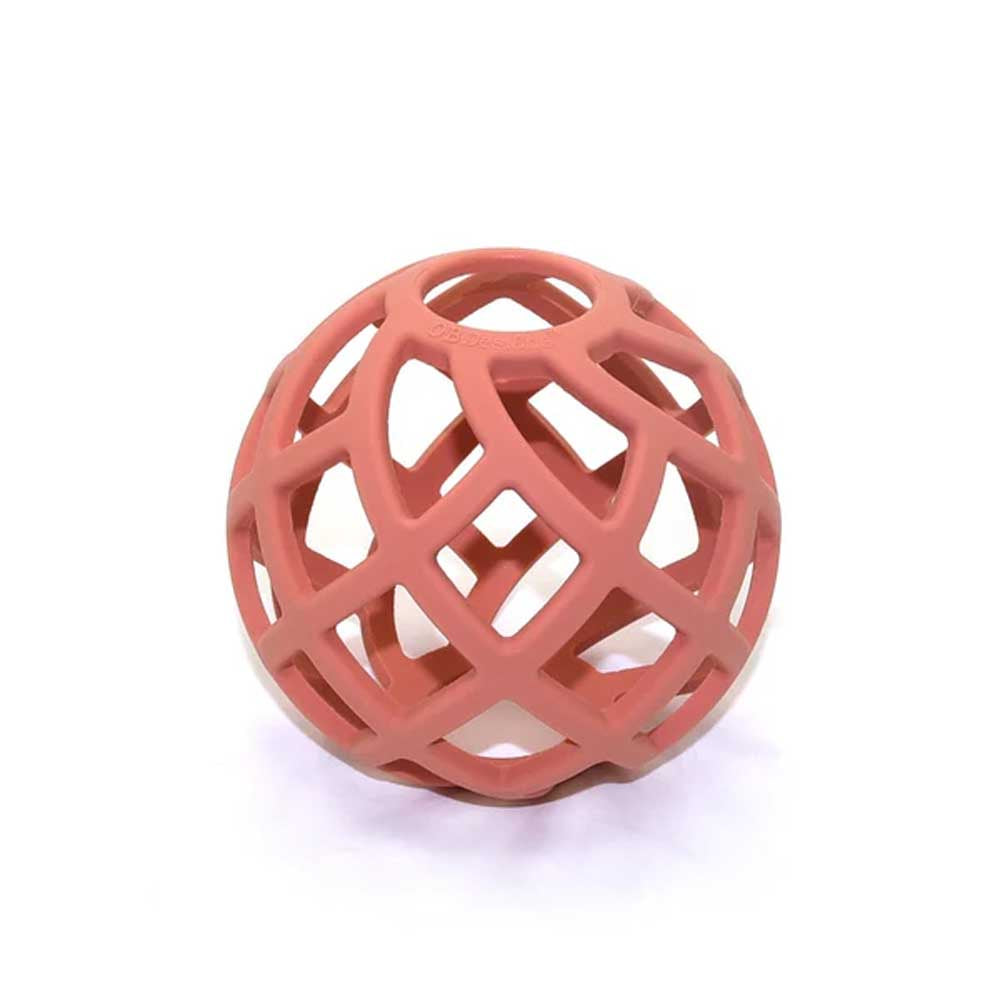 O.B DESIGNS: Teether Ball | Blush