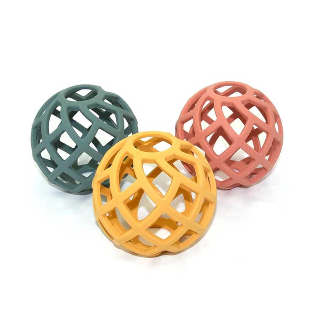 O.B DESIGNS: Teether Ball | Turmeric