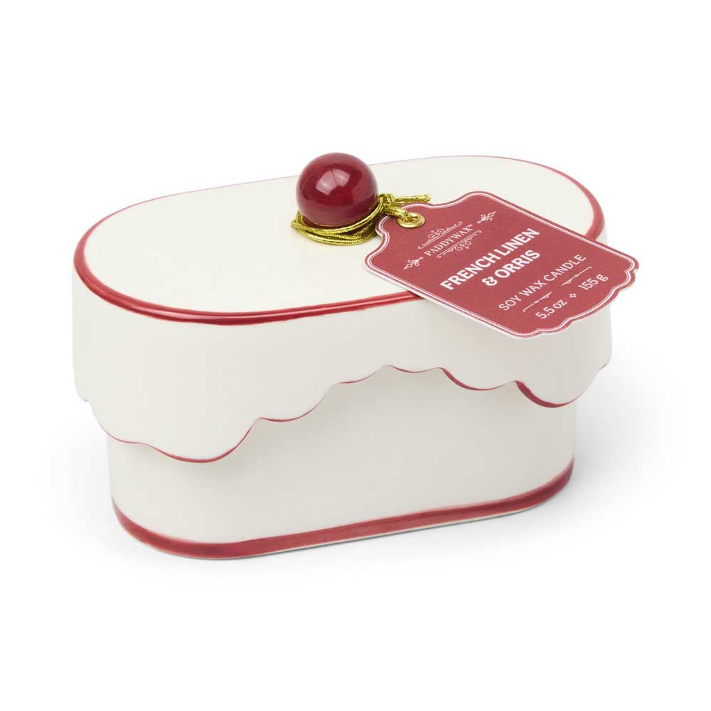 PADDYWAX: Chérie Porcelain Dish | French Linnen & Orris