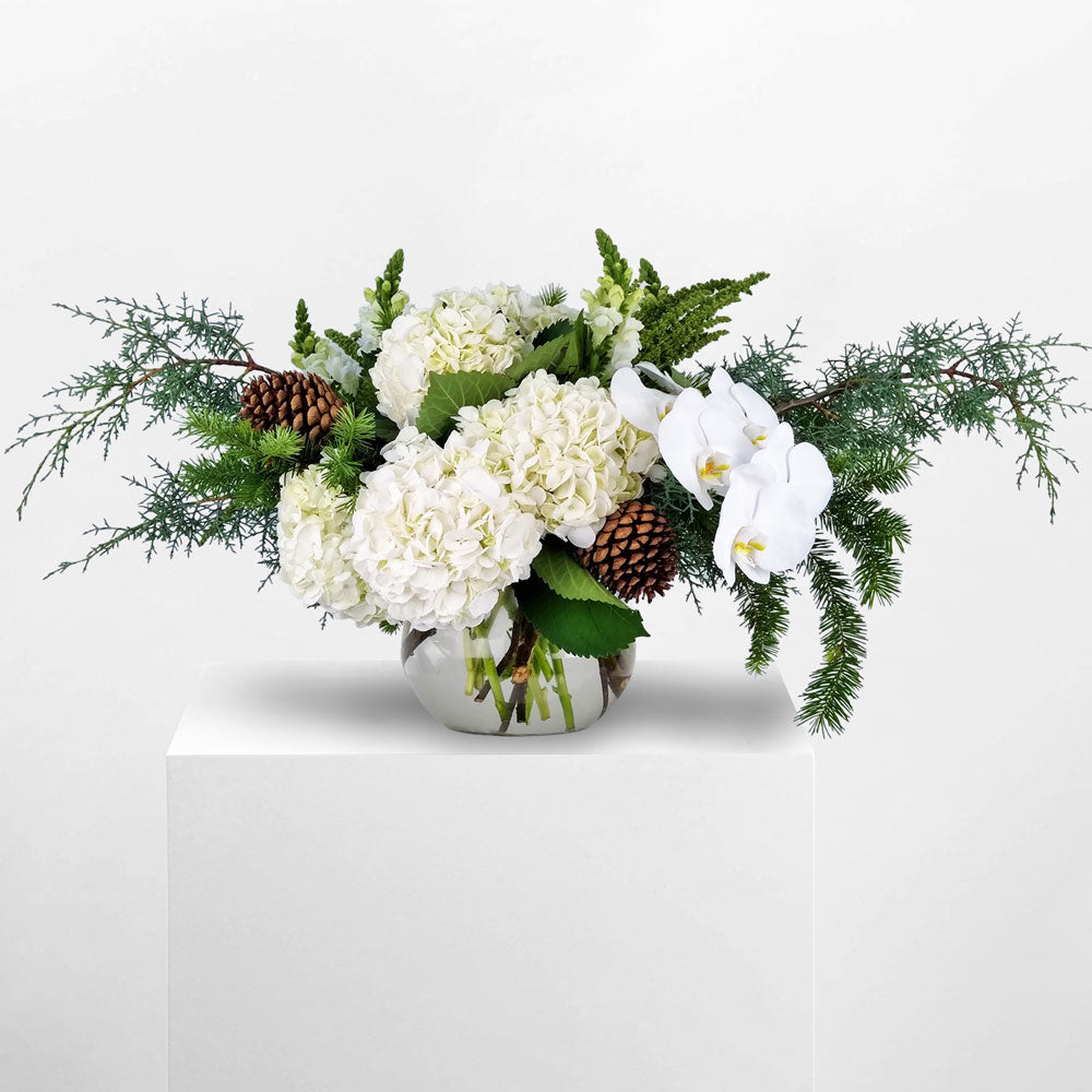 CHRISTMAS GARDEN VASE