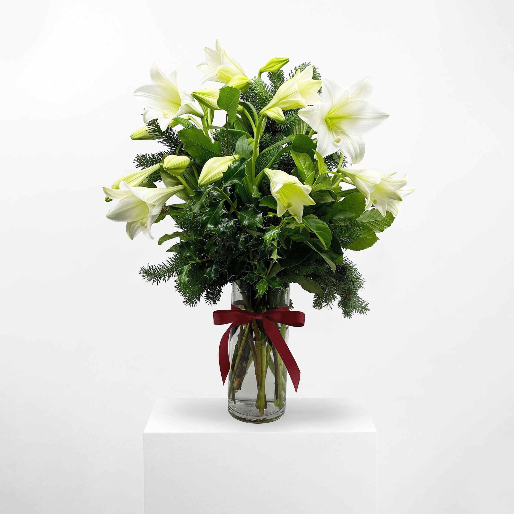 FESTIVE LILY VASE